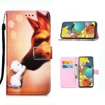 Pattern Printing PU Leather Wallet Phone Cover for Samsung Galaxy A51 5G SM-A516 – Baby and Mother Animal
