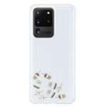Quicksand Printing Skin TPU Unique Cover for Samsung Galaxy S20 Ultra – Drinks