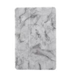 Marble Pattern Tri-fold Leather Tablet Shell for Samsung Galaxy Tab A7 10.4 (2020) T505/T500 – Grey