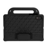 Rhombus Skin EVA Cover with Shoulder Strap for Samsung Galaxy Tab S7 – Black