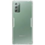 NILLKIN Nature Shockproof TPU Clear Phone Shell for Samsung Galaxy Note 20/Note 20 5G – White