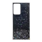 Sparkle Starry Sky Epoxy TPU Cover Case for Samsung Galaxy Note20 Ultra/Note20 Ultra 5G – Black