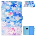 Printing Texture Leather with Card Holder Cover for Samsung Galaxy Tab A7 10.4 (2020) T500/T505 – Petals