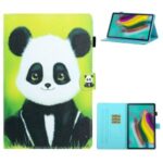 Printing Texture Leather with Card Holder Cover for Samsung Galaxy Tab A7 10.4 (2020) T500/T505 – Panda