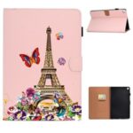 Pattern Printing Leather Shell for Samsung Galaxy Tab A7 10.4 (2020) T500/T505 – Eiffel Tower