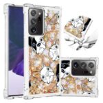 Liquid Glitter Powder Patterned Quicksand Shockproof TPU Back Case for Samsung Galaxy Note20 Ultra 5G / Galaxy Note20 Ultra – Dog