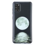 Pattern Printing Matte TPU Phone Case for Samsung Galaxy A31 – Moon