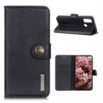 KHAZNEH Leather with Wallet Stand Unique Case for Samsung Galaxy M51 – Black