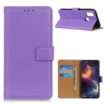 Wallet Leather Stand Case for Samsung Galaxy M51 – Purple