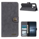 KHAZNEH Vintage Style Wallet Leather Stand Case for Samsung Galaxy M51 – Black