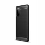 Carbon Fibre Brushed TPU Case for Samsung Galaxy S20 Lite/S20 Fan Edition – Black