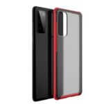 Armor Series Anti-fingerprint Matte Surface TPU + PC Hybrid Shell for Samsung Galaxy S20 FE – Red