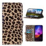 Leopard Texture PU Leather Wallet Stand Phone Case for Sony Xperia 5 II