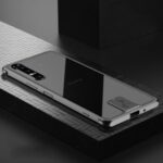Leshield Series Metal Frame + Hard Glass Back Shell for Sony Xperia 1 II – Black