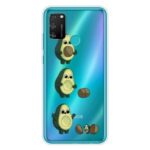 Pattern Printing TPU Back Case for Honor 9A – Avocado