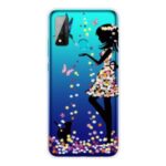 Pattern Printing Clear TPU Cell Phone Case Cover for Huawei P Smart 2020 – Beauty