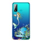 Pattern Printing TPU Soft Phone Cover for Huawei P Smart 2020 – Mermaid