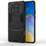 Plastic + TPU Case with Kickstand for Huawei Mate 40 Pro Plus – Black