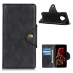 Goldn Button with Wallet Leather Case for Huawei Mate 40 Pro – Black