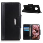 PU Leather Wallet Stand Protector Phone Cover for Huawei Mate 40 Pro – Black