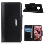 Durable PU Leather Wallet Stand Protector Phone Cover for Huawei Mate 40 – Black