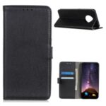 Litchi Texture Leather Cell Phone Shell for Huawei Mate 40 – Black