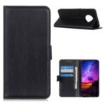 Litchi Grain Wallet Stand Leather Protection Case for Huawei Mate 40 – Black