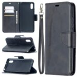 Solid Color with Wallet Leather Cover for Xiaomi Redmi 9A – Black