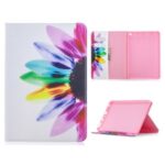 Printing Flip Leather Protector Wallet Tablet Shell for Amazon Fire HD 8 (2020) – Colorful Flower