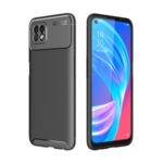 Drop Resistant Carbon Fiber TPU Case for OPPO A72 – Black