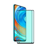 2PCS/Set ENKAY Hat Prince 0.26mm 9H 6D Green Filter Eye Protection Tempered Glass Screen Film Cover for Xiaomi Redmi Note 9S / Redmi Note 9 Pro / Redmi Note 9 Pro Max