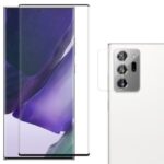 Full Coverage Curved Tempered Glass Screen Protector + Camera Lens Protector Film for Samsung Galaxy Note20 Ultra/Note20 Ultra 5G