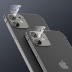2Pcs/Pack BENKS KR Series Soft Tempered Glass Film Camera Lens Protector for iPhone 12 Max 6.1 inch