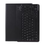 Detachable Bluetooth Keyboard Leather Protective Cover for Samsung Galaxy Tab S6 Lite 10.4-inch P610/P615 (2020) – Black