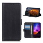 Litchi Grain Wallet Stand Leather Protective Phone Case for Nokia C3 – Black