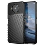 Thunder Series Twill Texture TPU Protection Case for Nokia 8.3 5G – Black