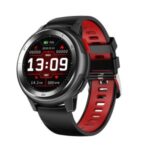 DT68 Smart Bracelet Waterproof Bluetooth Health Monitoring Sports Smart Watch – Black/Red