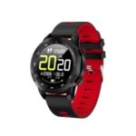 V09 Full Touch Color Screen Heart Rate Blood Pressure Dection Offline Alipay Smart Watch – Red