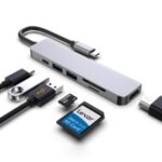 SEEWEI BS6A 6-IN-1 Type-C HUB TYPE-C to USB3.0*2+SD+TF+HDMI+PD Multi-function HUB