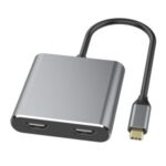 4K USB C to HDMI Dual USB 3.0 Charging Port USB-C Converter Cable for MacBook Samsung Dex Galaxy S10 / S9