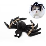 TG-CTOY09 Halloween Spider Cat Toy Pet Funny Black Spider