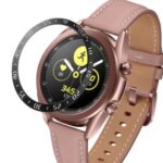 Anti Scratch Metal Smartwatch Dial Bezel Ring [A Type] for Samsung Galaxy Watch3 41mm – Black