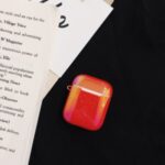 Hard PC Protective Case for Apple AirPods with Charging Case (2016) / Apple AirPods with Wireless Charging Case (2019) / Apple AirPods with Charging Case (2019) – Red