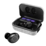 K20 LED Digital Display TWS Bluetooth Headsets Waterproof Wireless Sports Headsets with Charging Bin