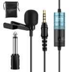 LEDISTAR MD-2 Clip-on Lapel Lavalier Microphone for Mobile Phone SLR Camera