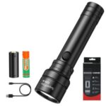 SUPFIRE C20-A 7W Type-C USB Rechargeable LED Tactical Flashlight with 2300mAh Battery