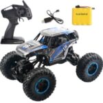Children Electric Car 1:14 RC Car 2.4G 4WD Remote Control High Speed Off-road Vehicle Toy [58666C] – Blue