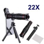 22X Zoom Mobile Telephoto Camera HD Lens with Tripod & Phone Holder for Smartphone