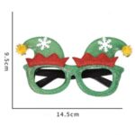 Christmas Glasses Decorative Eyeglasses Santa Snowman Bear Elk Frame Xmas Decor Kids Gift – P