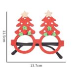 Christmas Glasses Decorative Eyeglasses Santa Snowman Bear Elk Frame Xmas Decor Kids Gift – U